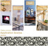 13x36 inches Gothic Table Runner White Skull Flowers Moth Pattern Table Runner Table Cloth Decoration Dresser Garden