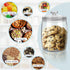 Half Gallon Glass Jars with Lid, Set of 2 Wide Mouth Cookie Jars for Kitchen Storage and Organization