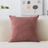 Home Brilliant Pink Pillow Cover 18x18 Striped Velvet Corduroy Decorative Throw Pillows for Girls Room, Dry Rose Pink