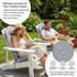 Enipate Weather Resistant Cushions for Adirondack Chair High Back Rocking Chair Cushion Indoor Outdoor Patio Tufted