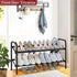 2 Closet, Closet, Housen Solutions Tier Expandable Shoe Rack for Adjustable Shoe Shelf Storage Organizer for Small