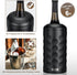750 ml MAXSO Wine Chiller Bucket, Portable Champagne & Wine Bottle Cooler Keep Wine & Beverages Cold, Stainless Steel