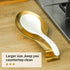 BETTWILL Gold Spoon Rest for Kitchen Counter, Stainless Steel Spoon Holder for Stove Top, Gold Kitchen Accessories
