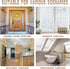 Buryeah 2 Pcs 36 x 78 Inches White Sheer Sidelight Curtain, French Door Sheer Curtains for Entry Door Foyer