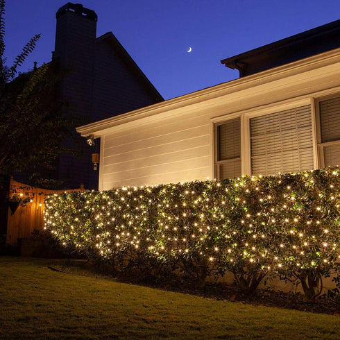 Lighting EVER 66 ft Fairy Lights with Switch, 200 LED Warm White Copper Wire, Waterproof Indoor Outdoor