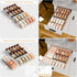 Yieach 8 Pack 9" 17.7" Adjustable Narrow Spice Rack for Drawer - Expandable From to - Acrylic Drawer Seasoning