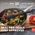DI ORO Silicone Spatula, 600°F Heat-Resistant Rubber Kitchen Utensil, Black, Dishwasher Safe
