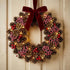 400 12 mm Tatuo Pcs Dark Red Berries Stems Artificial Frosted Holly Berries for Christmas Tree Decor Rustic Fake