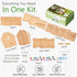 2pc DIY Birdhouse Kit, Cedar Wood Bird House Kits Bulk for Adults, Art Craft Outdoor Birdhouse, Solid Wood Weather