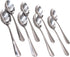Pack of 15 Stainless Steel Extra-Fine Teaspoons, 6.7 Inches, Hard to Bend, Silver