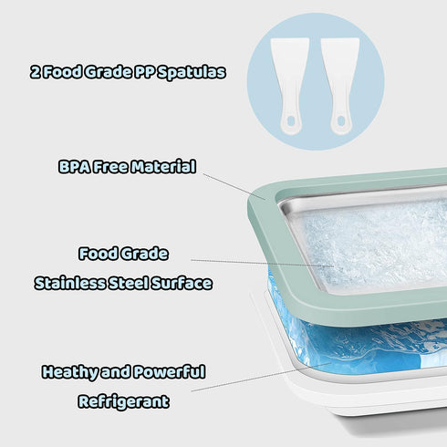 JoyMech Frozen Ice Cream Roll Maker Rolled Ice Cream Machine, Sweet Spot Pan, Instant Cold Plate, Ideal for Making