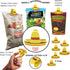 Sombrero Chip Clips, 6 Set Bag Clips for Food Storage, Snack Bag Sealer with Fun Mini Sombrero Hats