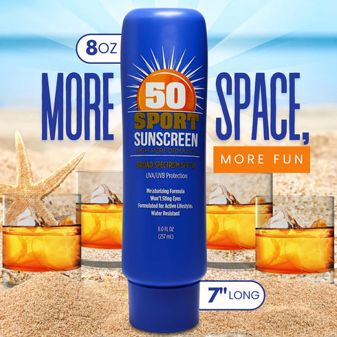 Smuggle Your Booze 50 5 (8 oz) Secret Hidden SPF Fake Sunscreen Lotion Flask by - Tamper-Resistant Seals & Funnel
