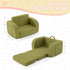 2-in-1 1-3 Toddler Couch, Toddler Chairs Comfy Years Old, Toddler Chair for Girls and Boys, Kids Couch Bed Fold Out
