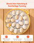 18 360 VEVOR Egg Incubator, Automatic Egg Turner with LED Candler, Temperature & Humidity Control, View Clear Window