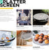 Homestia 10” Stainless Steel Fine Mesh Splatter Screen for Kitchen Frying Pan, Grease Splatter Guard