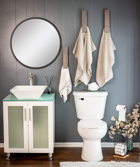 12 (2 Giant Clothespin Bathroom Towel Holder | Huge Clothes pin | Farmhouse Bathroom dcor | Laundry Room or Nursery