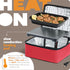 HotLogic Mini Portable Electric Lunch Box Food Heater, Red - Innovative Food Warmer for Car/Home, 120V