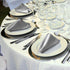 ANECO 12 Pieces Satin Napkins, Soft Dinner Napkins 17 x 17 Inches for Restaurant, Weddings, Party