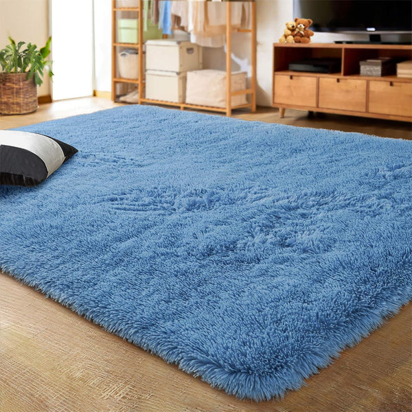 LOCHAS Ultra Soft Indoor Modern Area Rugs Fluffy Living Room Carpets for