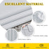 NICETOWN Greyish White Room Darkening Curtains, Thermal Insulated Grommet Panels for Bedroom (2 Panels, 52 by 54)