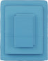 Bedford Home Series 1200 3 Piece Twin Sheet Set, Blue