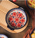 Vintage Style Cherry Blossom Pottery Bakeware, Ceramic Casserole Dish, 32 oz Baking Pan with Handles