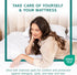 King Size Quilted Mattress Pad - Premium Quality Hypoallergenic Mattress Cover, Fitted Waterproof Mattress Protector,