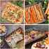 E-far Toaster Oven Baking Pan with Lid, 10.4”x 8”x 2” Stainless Steel Rectangle Sheet Cake Pans