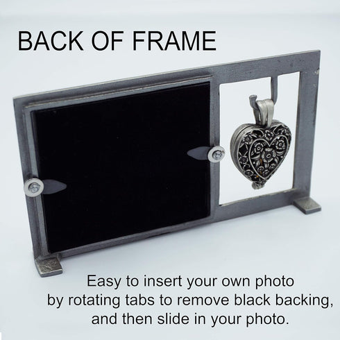 Those We Love Memorial Photo Frame with Vial for Ashes, Funeral Gift for Loss of Loved One, 2.5-inch by 2.25-inch