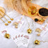Qinyoung 50 Sets Bridal Shower Tea Party Favors for Guests Party Heart Infuser Spoon Steeper for Loose Tea with Thank