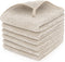 MaopaoBeauty 6 Piece Washcloth Set Set,100% Microfiber - Quick Dry, Thick, Soft,