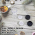 Set, 2-in-1 Backpack, Sunmei Salt and Pepper Shakers Moisture Proof Portable Spice Shaker with Airtight Lid, Perfect