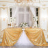B-COOL Gold Sequin Table Cloth - Rectangle Glitter Tablecloth for Wedding Decoration, Christmas, 50x50 inch