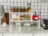 Cabinet,Countertop,Bathroom Limited(2Packs/White/Medium) Jojocross Adjustable Expanable Stackable Spice Rack Shelf