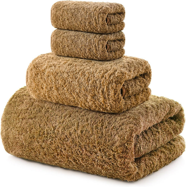 REDKISS Ultra-Plush Bath Towel Set - 900GSM Premium Thick Cotton for Bathroom