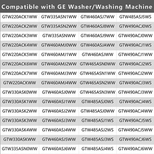 WH02X24399 Washer Lid Lock Strike and WH01X24381 Bezel Compatible for GE Hotpoint Top Washer Replacement Parts