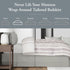 Bed Maker’s Never Lift Your Mattress Bed Skirt - Designed for Box Spring Beds, 14 Inch Drop Length, Full, Silver