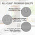 All-Clad Premium Pot Holder & Hot Pad, 100% Cotton, Heat Resistant to 500 Degrees, Titanium, 1-Pack