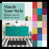 Genteele Memory Foam Bath Mat - Non Slip Absorbent Velvet Bathroom Rug (17 x 24 inches, Black)