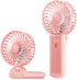 JZCreater Mini Handheld Fan, Portable 15H Cooling Fan, Quiet 4 Speed USB Rechargeable Desk Fan for Travel, Outdoor, Home