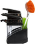 Set Casabella Duo Soap Dispenser with Sponge Holder - Black & Chrome