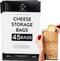 Formaticum - 45-Pack Cheese Storage Bags - 6.25 x 11 Wax Paper