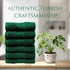 6-Pack Set MAURA Premium Turkish Washcloth - Ultimate Luxury with Soft, Thick, Super Absorbent, and Oversized Cotton