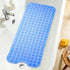 Extra Long Bathtub Mat Non Slip, Clear Navy Blue Soft Bath Mat
