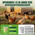 KLUORAN (1.3 LB) Natural Chicken De-wormer Powder | All-Natural Herbal Poultry Wormer for Laying Hens | Egg-Safe