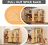 Barlorie 3 Drawers(2"&3") 8.6"W,2-Tier,No Bamboo Pull Out Spice Rack Organizer for Cabinet, Slide-Out with Wide Drawer