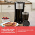 Compact Single Serve Coffeemaker in Black