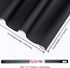 VELIMAX Static Cling Total Blackout Window Film - Privacy Room Darkening Tint, 100% Light Blocking, No Glue (17.7 x 118