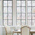 Kromapolis Window Privacy Film, Vinyl Glass Covering, Stained Decorative Film Frosted, Static Window Clings,